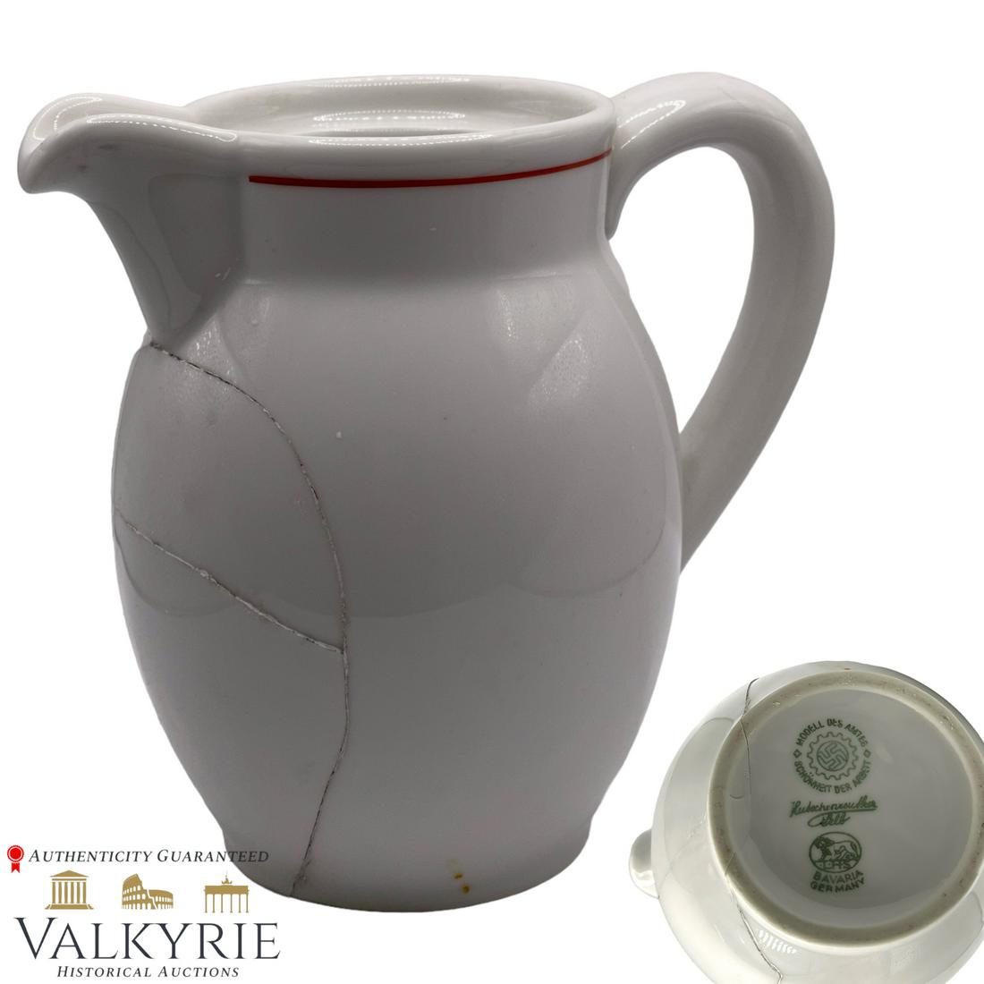 German WWII DAF Creamer Jug - Repaired (1 of 4)