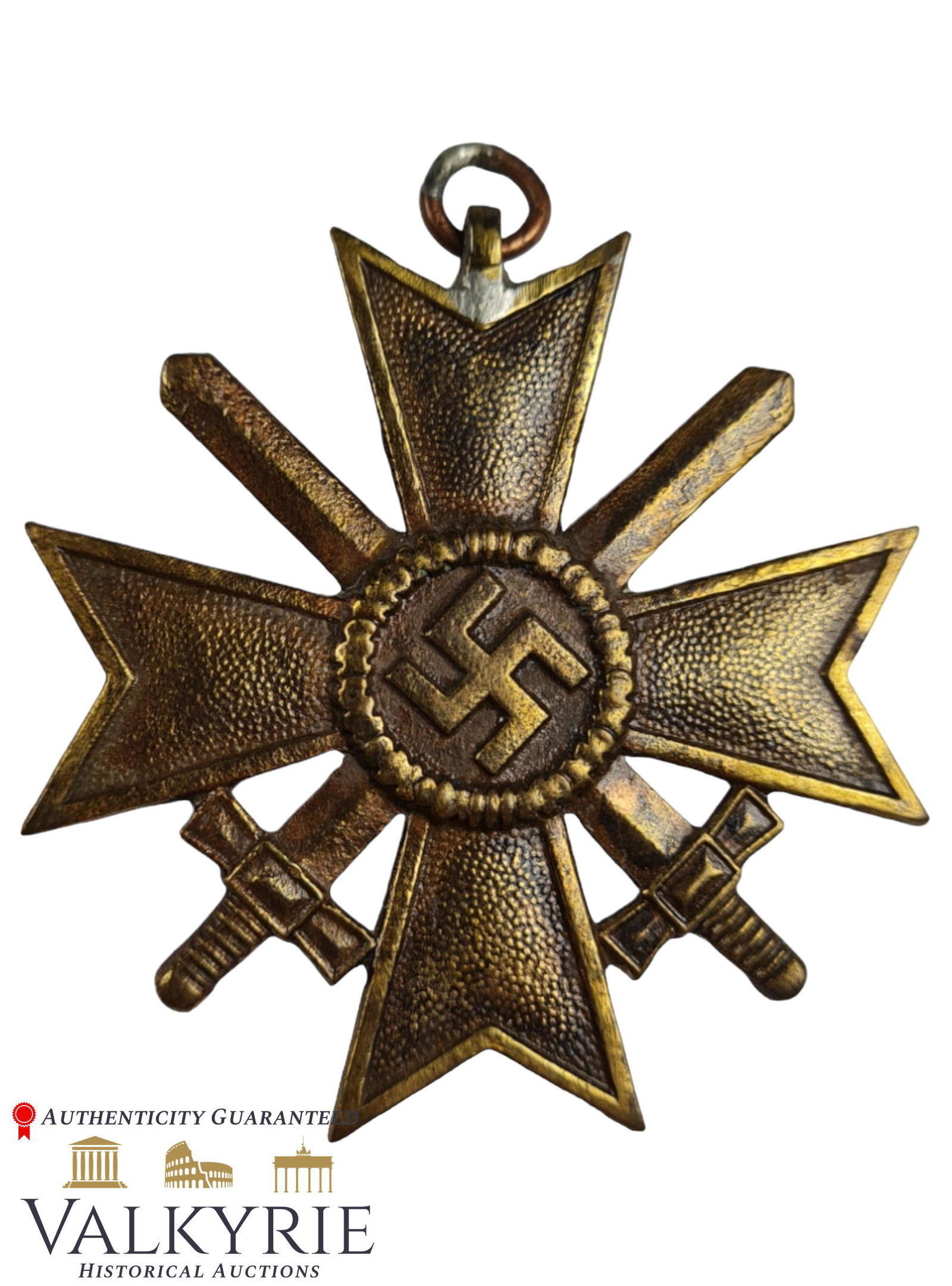 Repaired German War Merit Cross 2nd Class With Swords - No Ribbon (1 of 4)