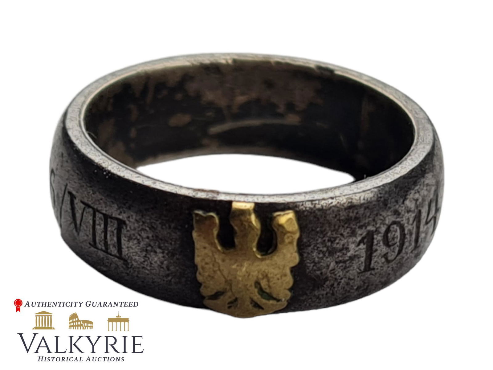 Beautiful Handcrafted Polish Patriotic Ring With "Polish Legions 1914" Motto of the WW1 (1 of 11)