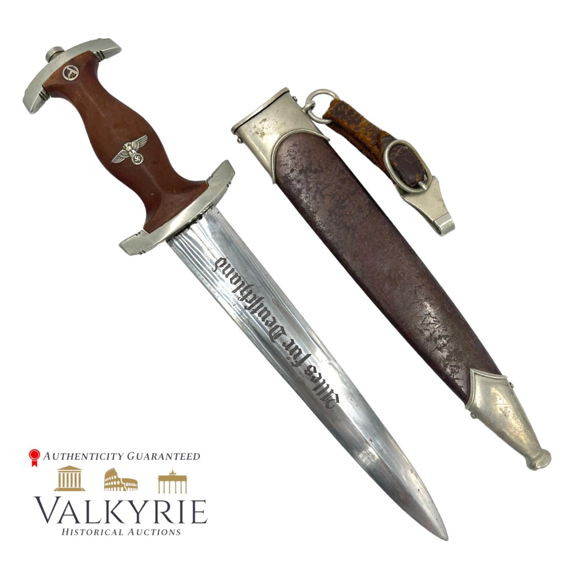 German WWII SA Dagger with Hnager by Carl Tillmans Sohne (1 of 7)