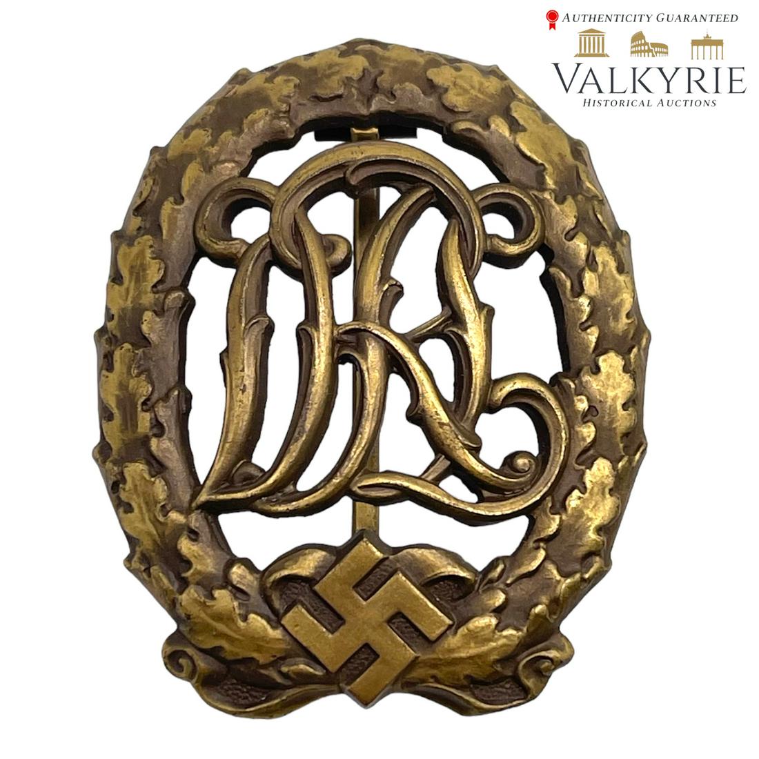 German WWII DRL Sport Badge in Bronze (1 of 2)