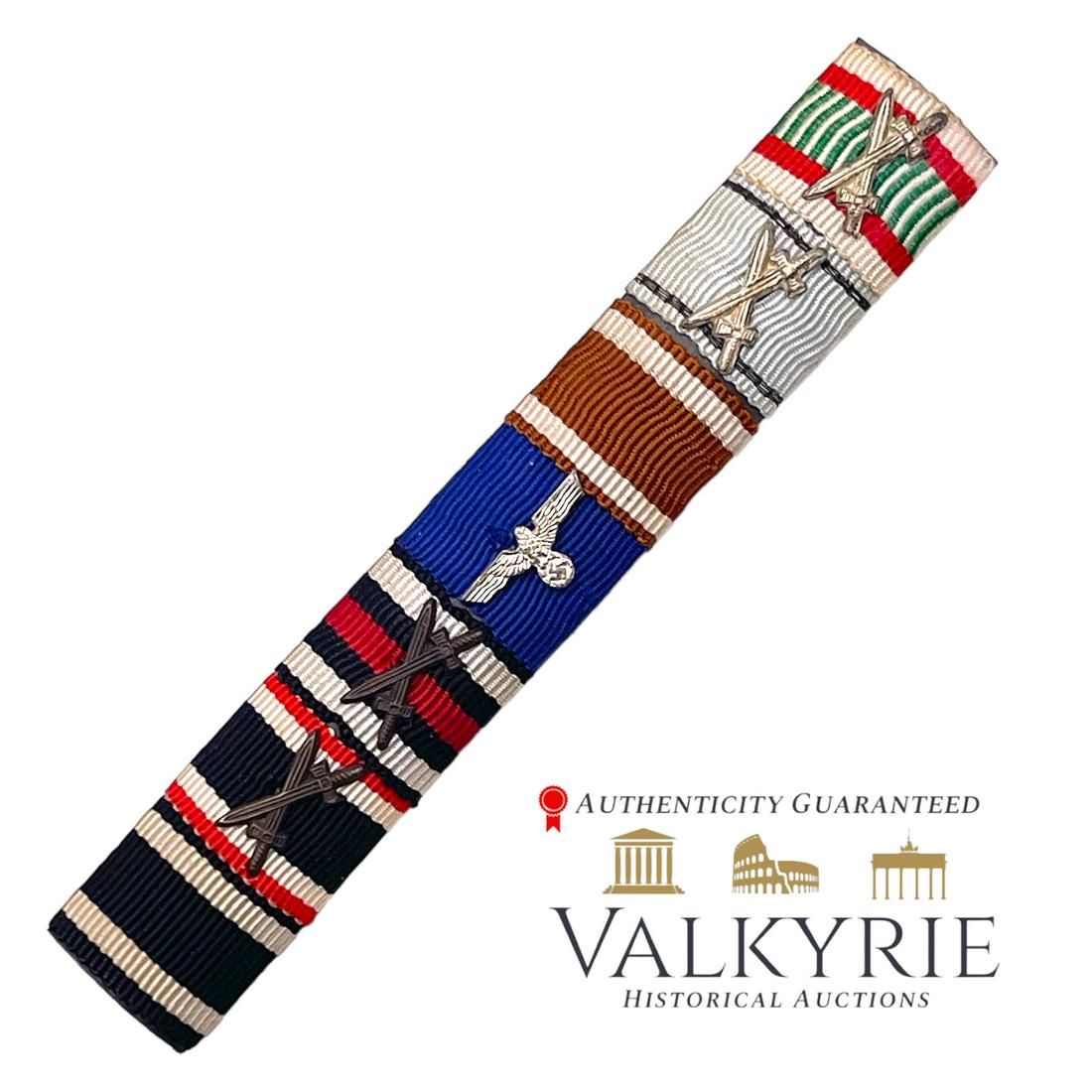 German WWII 7 Place Ribbon Bar (1 of 2)