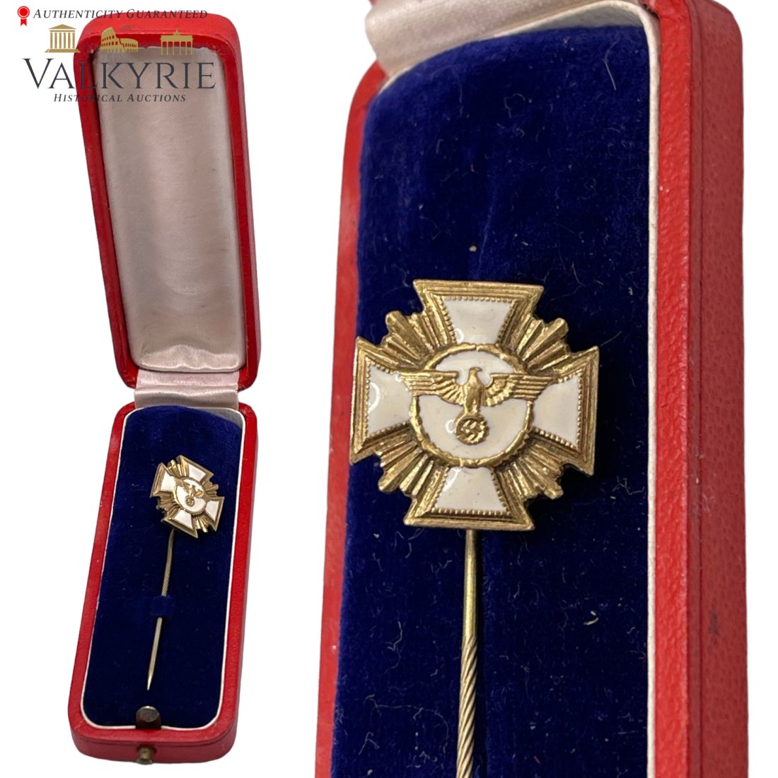 Rare NSDAP 25 Year Service Medal Stickpin (1 of 5)