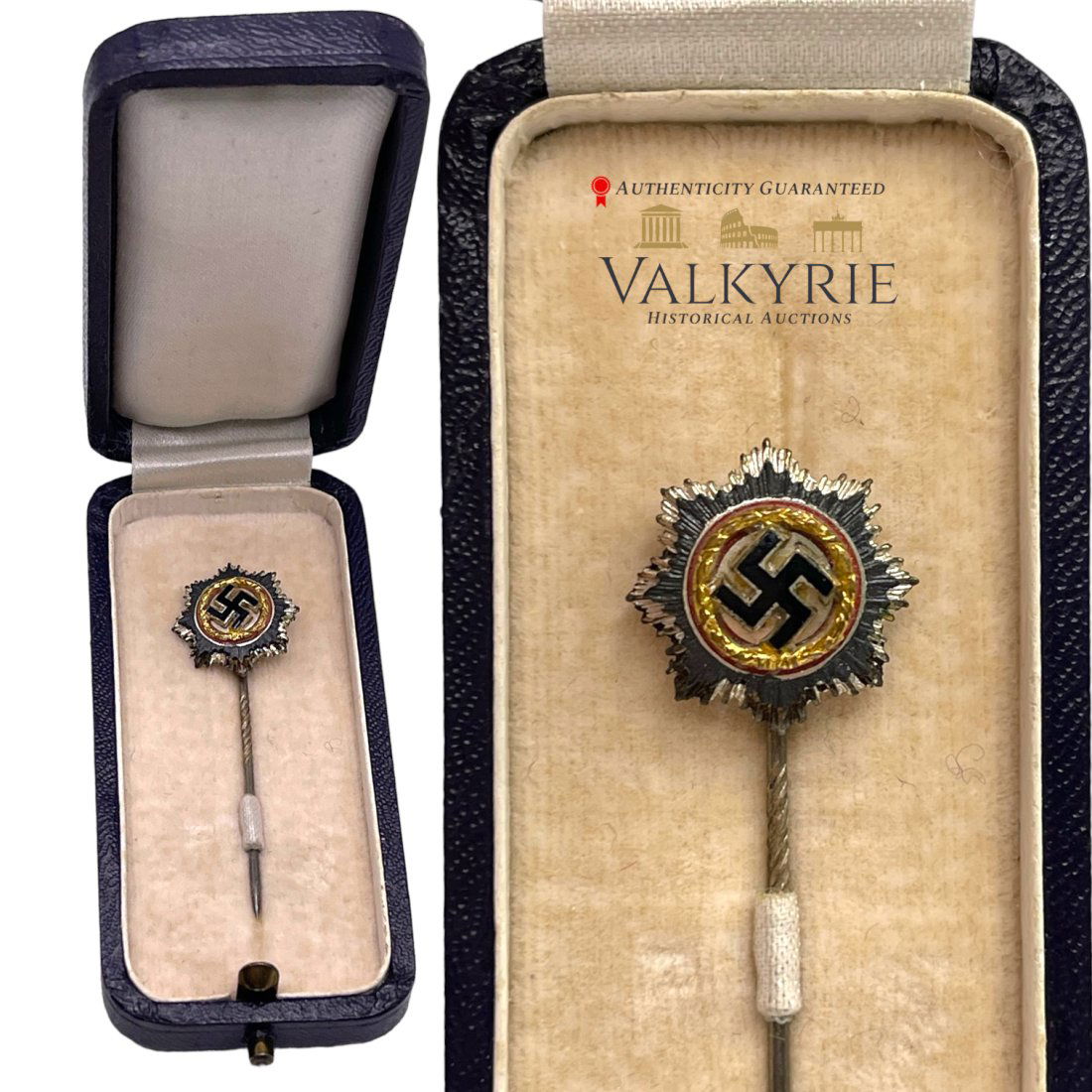 War Order of the German Cross in Gold Stickpin 'German Cross in Gold' - RARE (1 of 6)