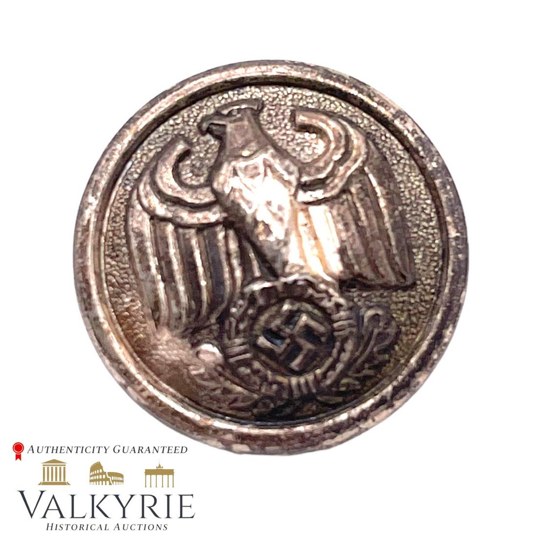 Nazi German Uniform Button - Diplomatic / Eastern Occupied Territories - RARE: Nazi German Uniform Button - Diplomatic / Eastern Occupied Territories - RARE