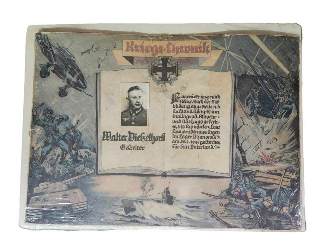 WWII German Kriegs Chronik Stalingrad Poster (1 of 2)