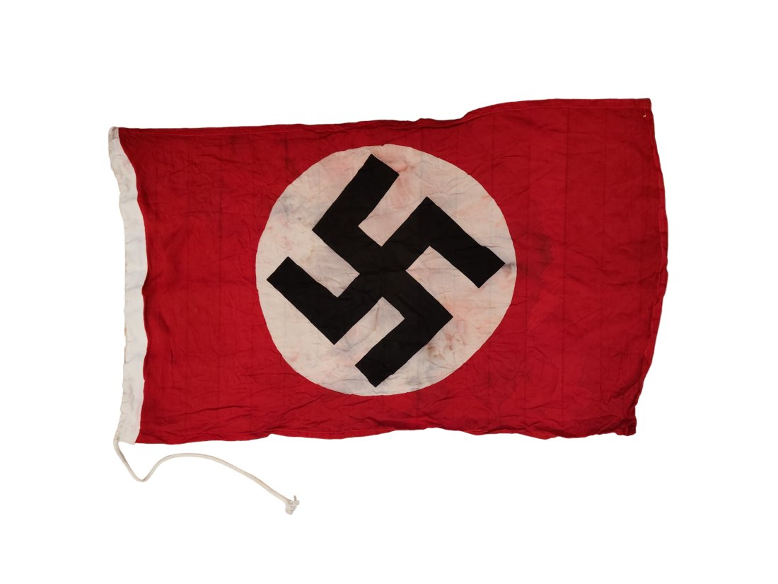 Display Sized Silk NSDAP Party Flag (1 of 2)