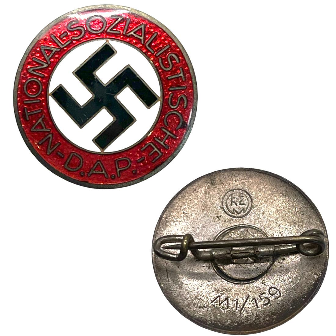 NSDAP Membership Badge - RZM M1/159: NSDAP Membership Badge - RZM M1/159