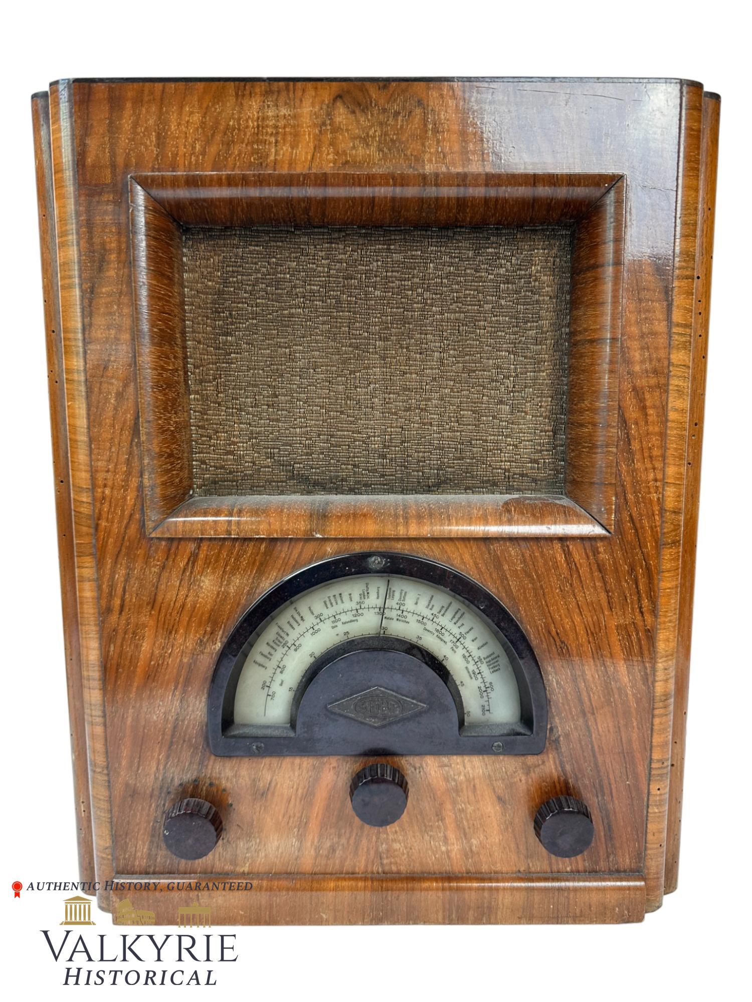 Roland 23L ohne Klangfarbenschalter Seibt, Dr. Georg (Nachf.); Berlin, auch MÃ¼nchen: ZweirÃ¶hren-Luxus 52WLK Siemens (& Halske, -Schuckert Werke SSW, ElectrogerÃ¤te);Third Reich Era.******* Shipping from our office in Europe and only with regular post because of weight ( with trac