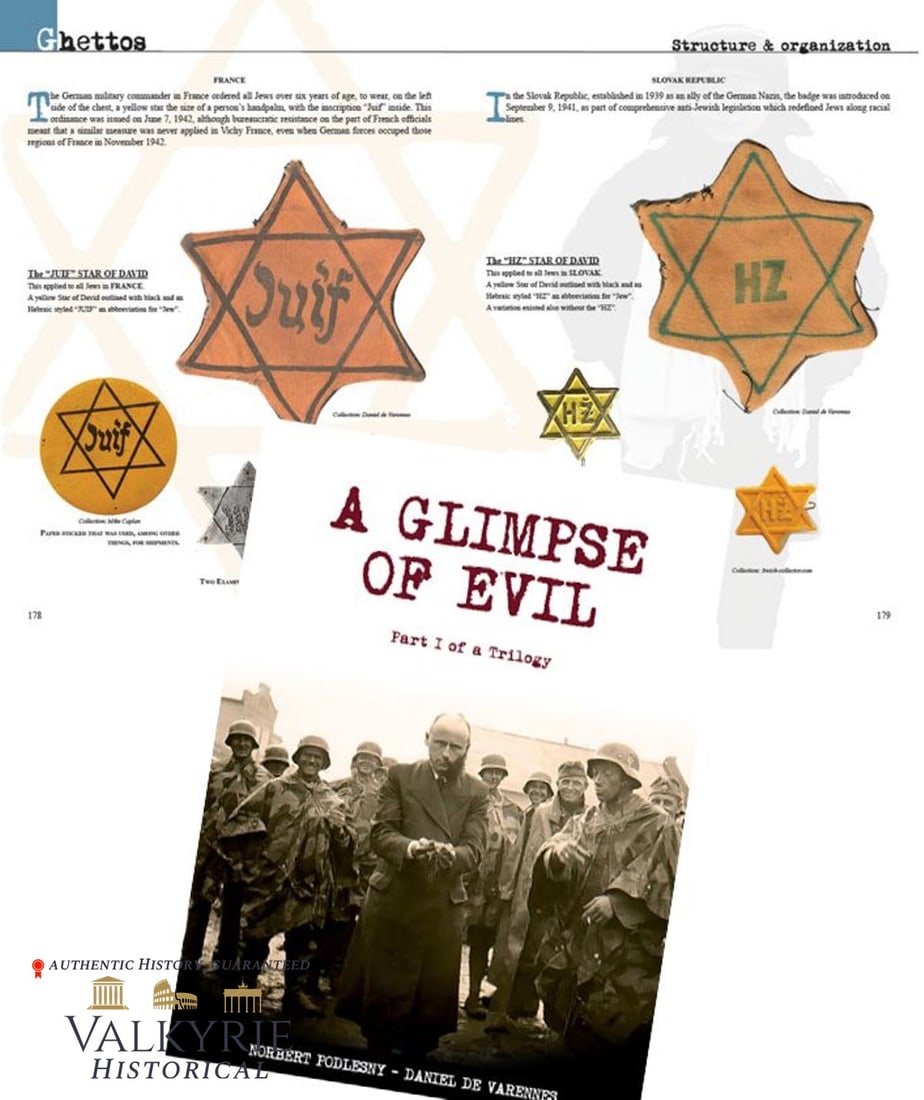 Book "A Glimpse of Evil" The Greatest Study Ever Done of Jewish Holocaust Artifacts: Book "A Glimpse of Evil. Part I of a Trilogy" written by Norbert Podlesny, Daniel DeVarennes and Ricardo Corrales, which is without any doubt The Greatest Study Ever Done about Jewish Holocaust relate