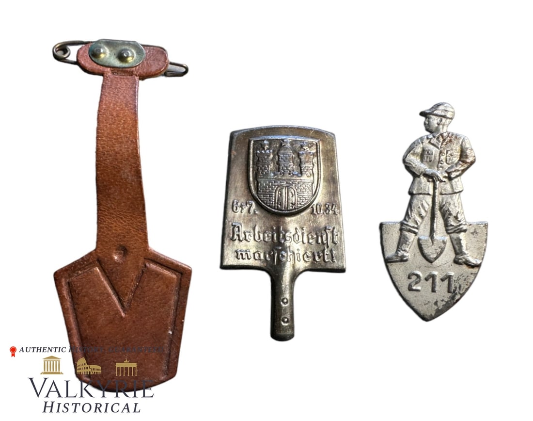 3 Commemorative Badges of the RAD - German Labor Service (1 of 7)