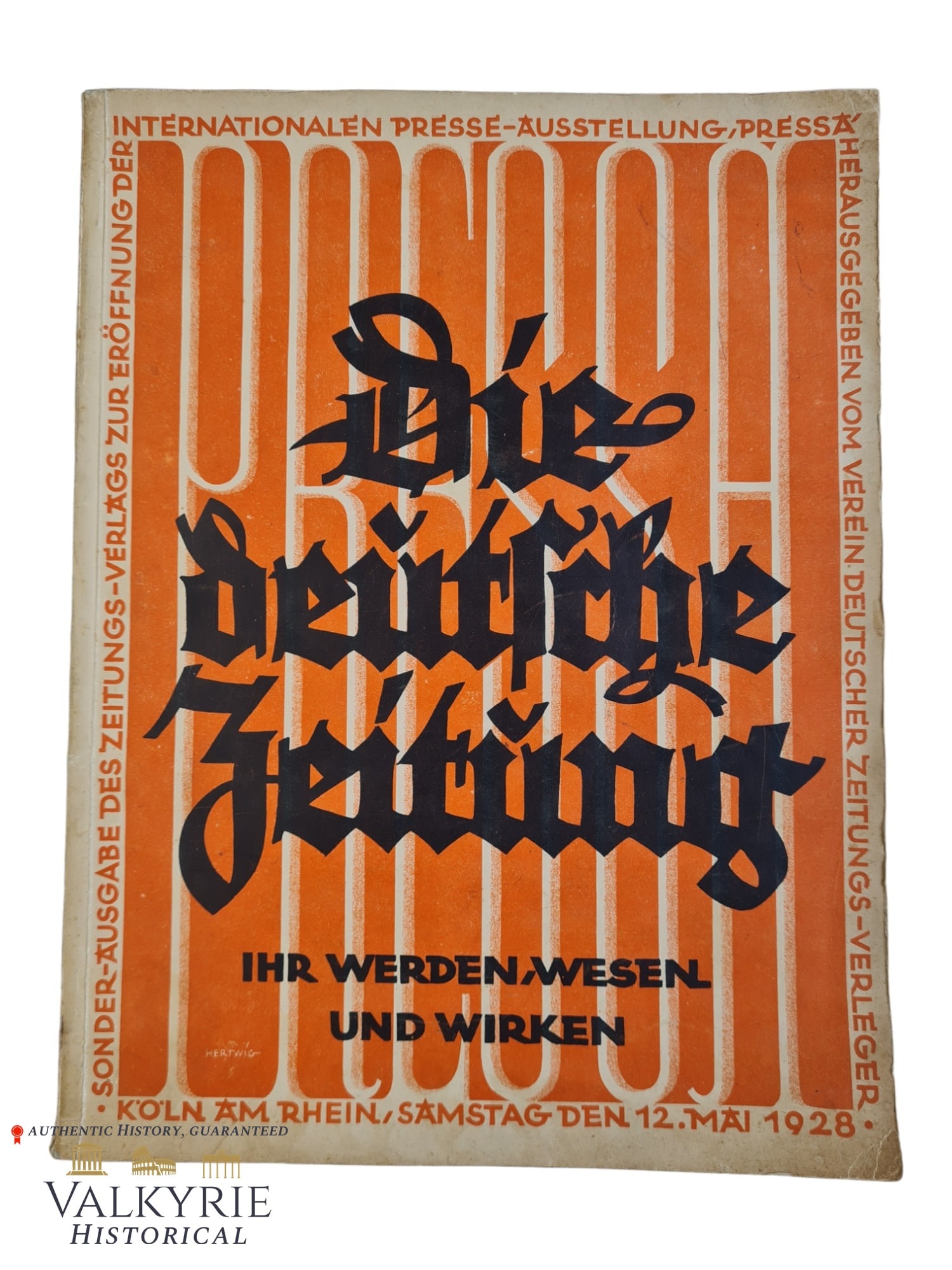 Book About the German Newspapers "The German Newspaper. Becoming, Being and Work" 1928 (1 of 14)