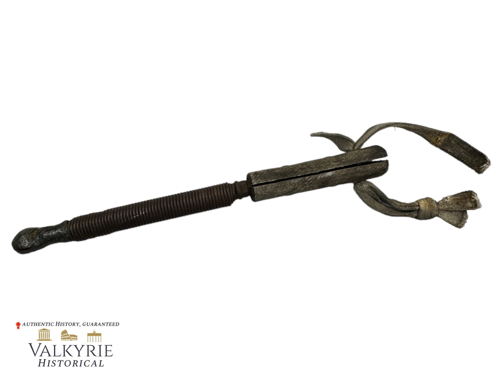 Very Rare Truncheon For Concentration Camp or Prison Guard or Kapo Made From Mattress Spring: Very Rare Truncheon For Concentration Camp or Prison Guard or Kapo Made From Mattress Spring. It must be really painful for prisoners to get beaten by this weapon. Spooky item! Shipping from our offic