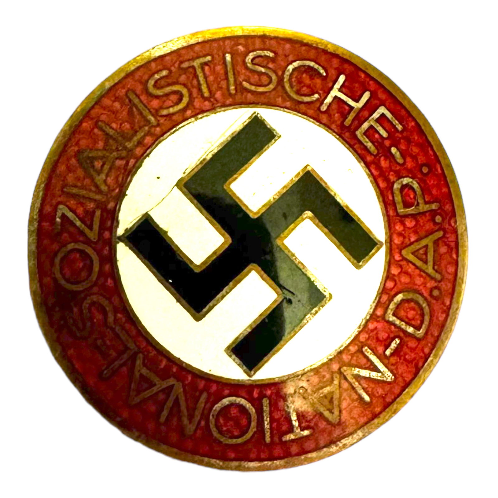 NSDAP Membership Badge RZM M1/77: NSDAP Membership Badge RZM M1/77, pin broken