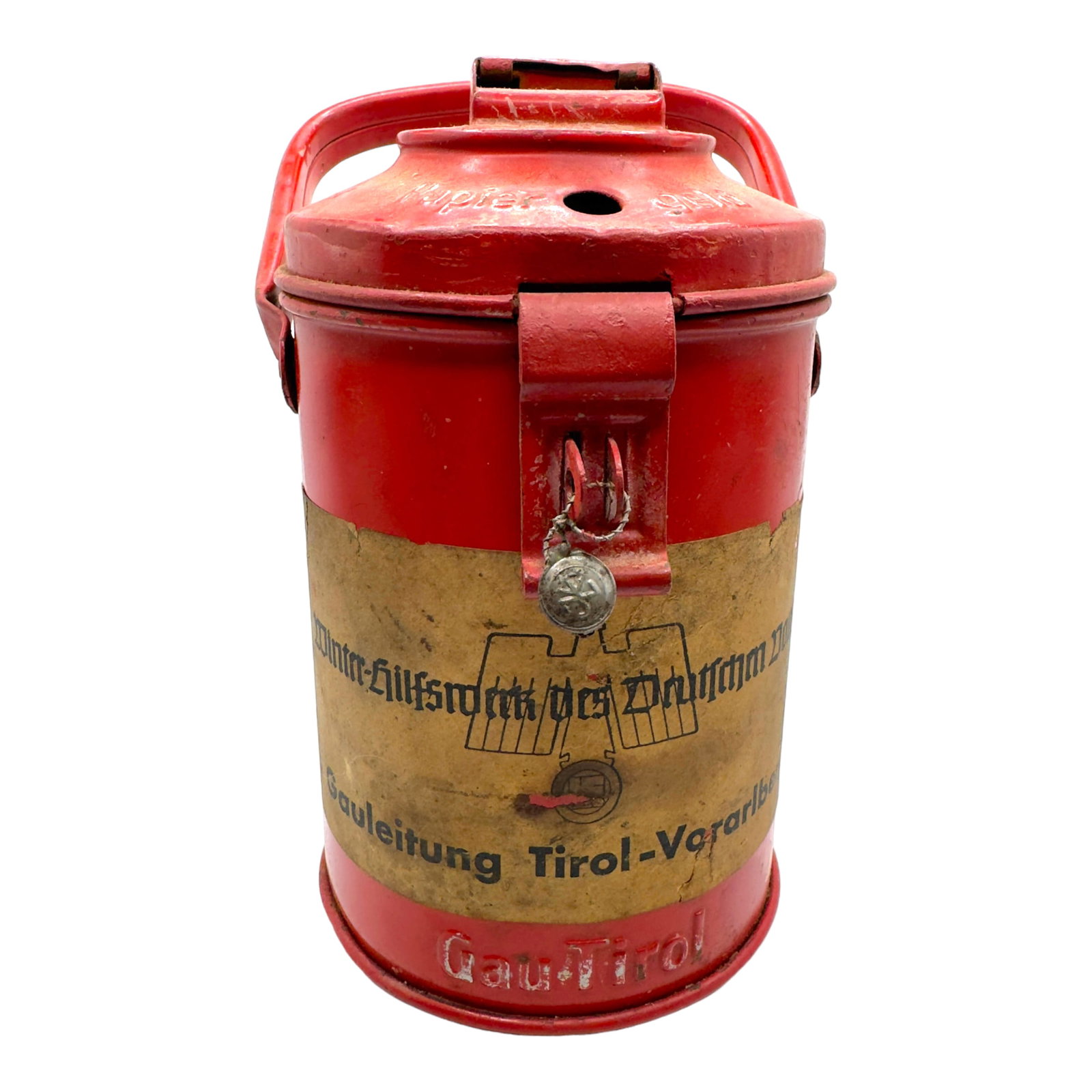 Third Reich Nazi WHW Donation Canister: Third Reich Nazi WHW Donation Canister