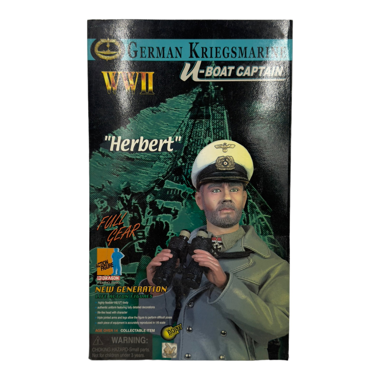 German Kriegsmarine U-Boat Captain "Herbert" Model by Dragon: German Kriegsmarine U-Boat Captain "Herbert" Model by Dragon