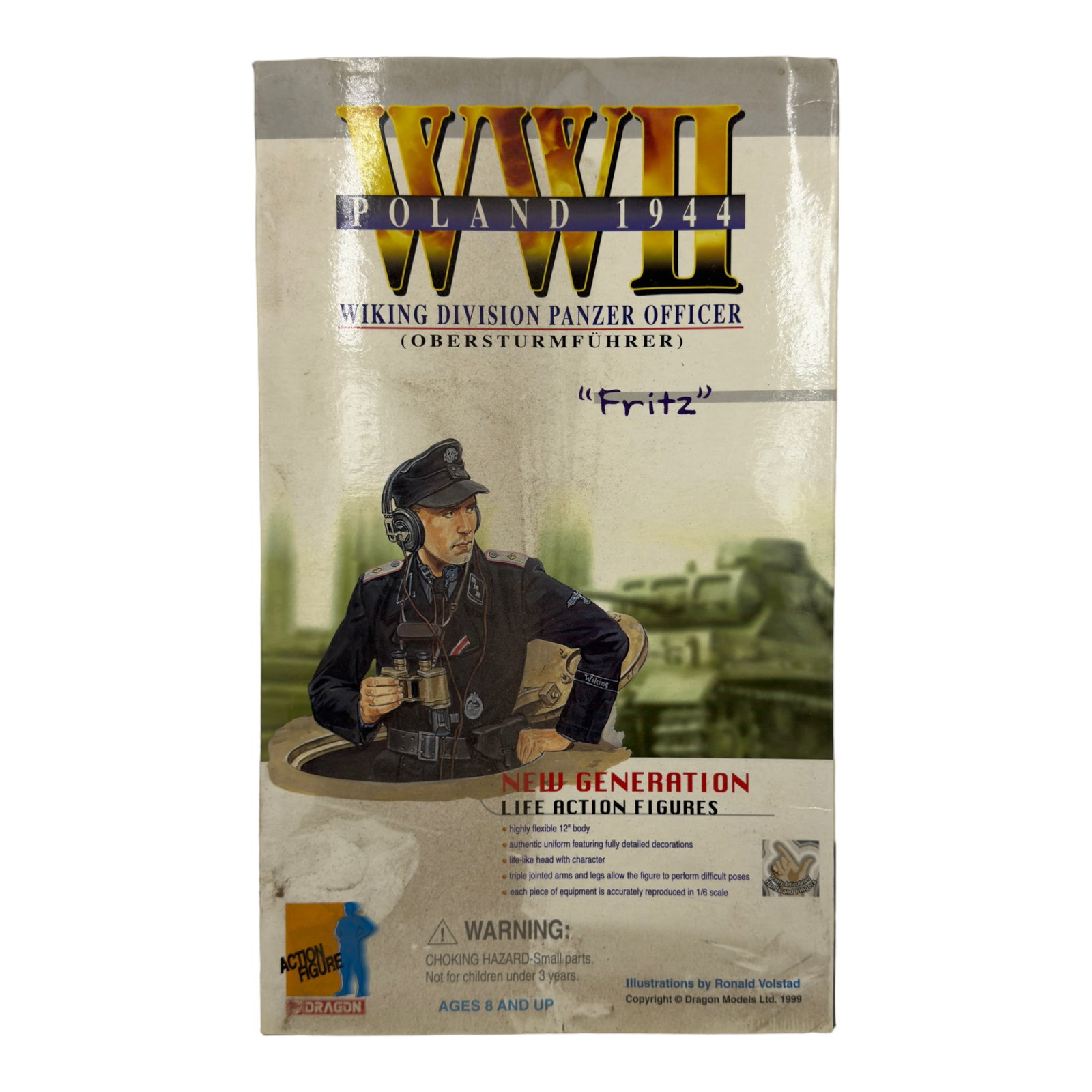 Wiking Division Panzer Officer "Fritz" Model Figurine: Wiking Division Panzer Officer "Fritz" Model Figurine
