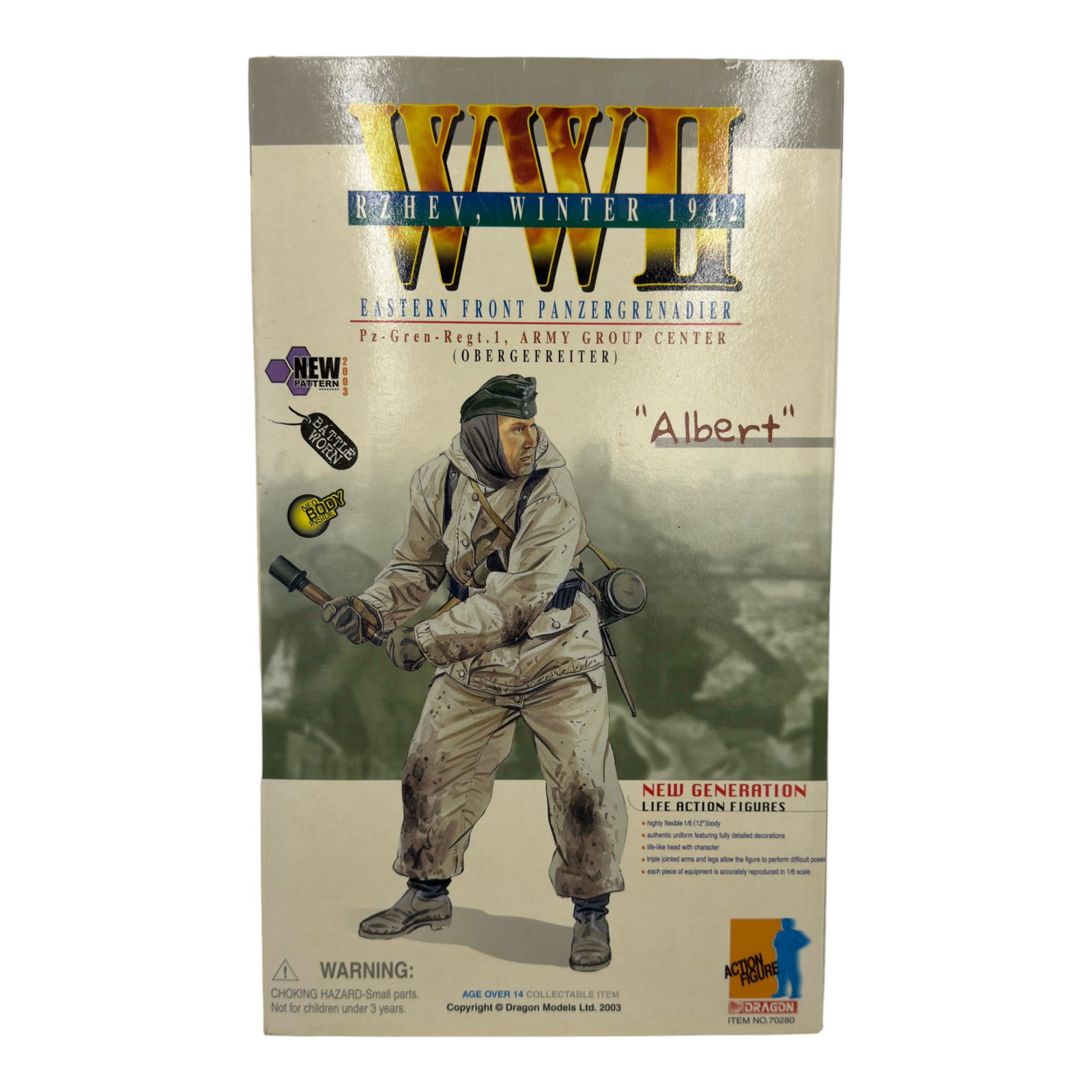 Eastern Front Panzergrenadier "Albert" Figurine by Dragon: Eastern Front Panzergrenadier "Albert" Figurine by Dragon