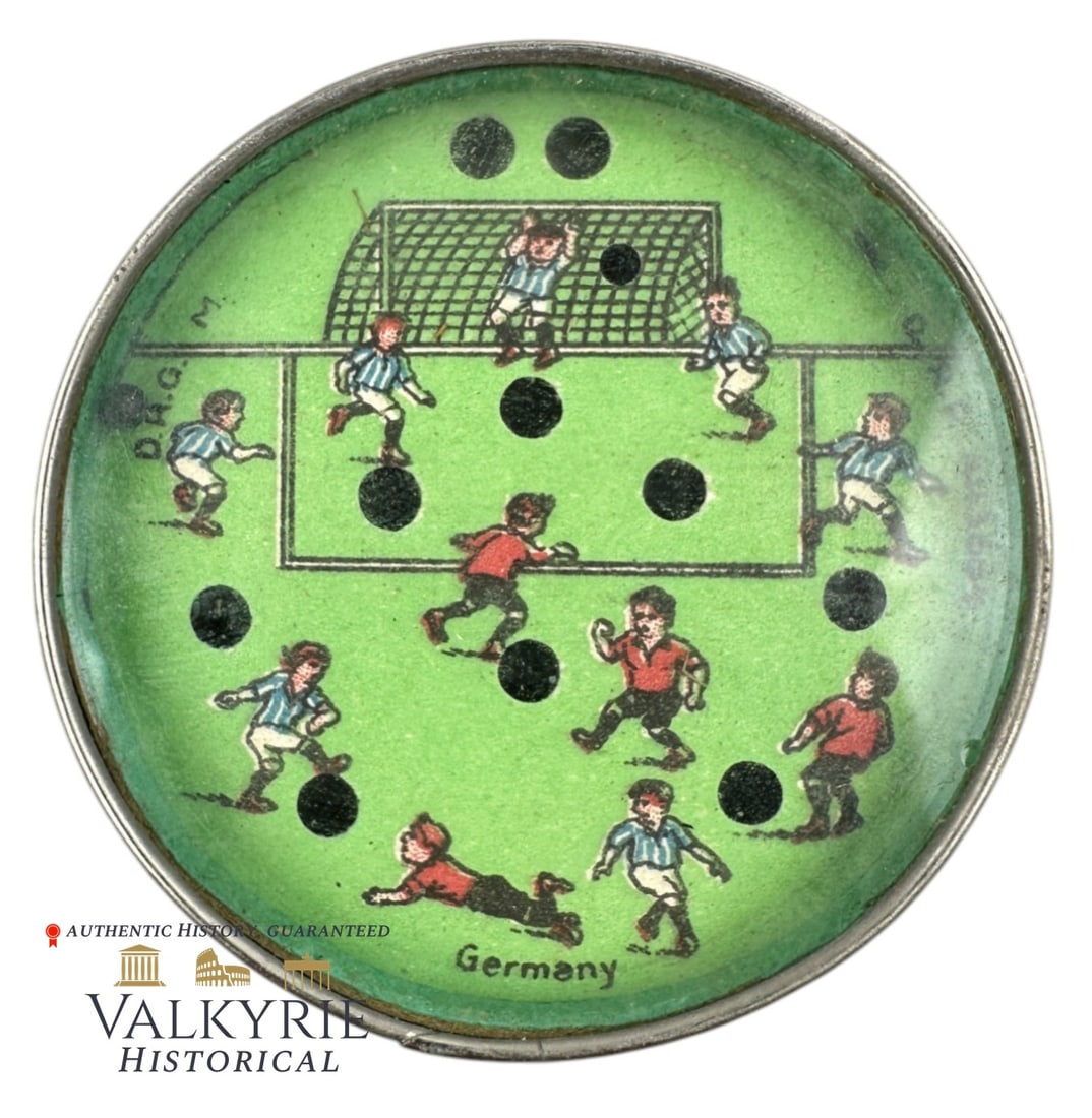 III Reich Period Pocket Football Game For Children With Small Metal Balls: III Reich Period Pocket Football Game For Children With Small Metal Balls. All items for this auction will be shipping from Europe. Shipping cost $20 it doesn't matter how many items you win.