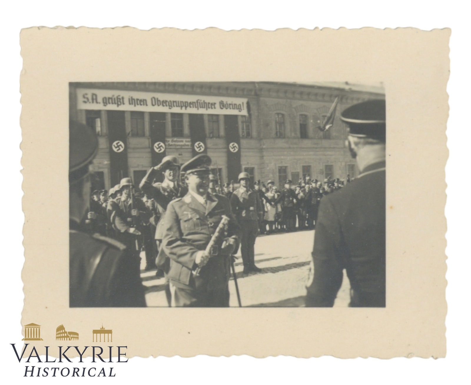 Private Taken Photo of the Reception of Hermann Goering in 1938 Somewhere in the III Reich (1 of 2)