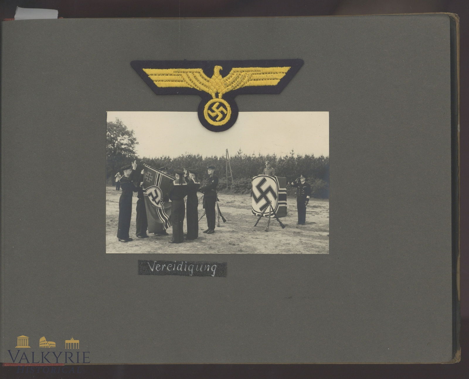 Souvenir Photo Album of a German Kriegsmarine Sailor With Nice Photos of GJ General Dietl (1 of 20)