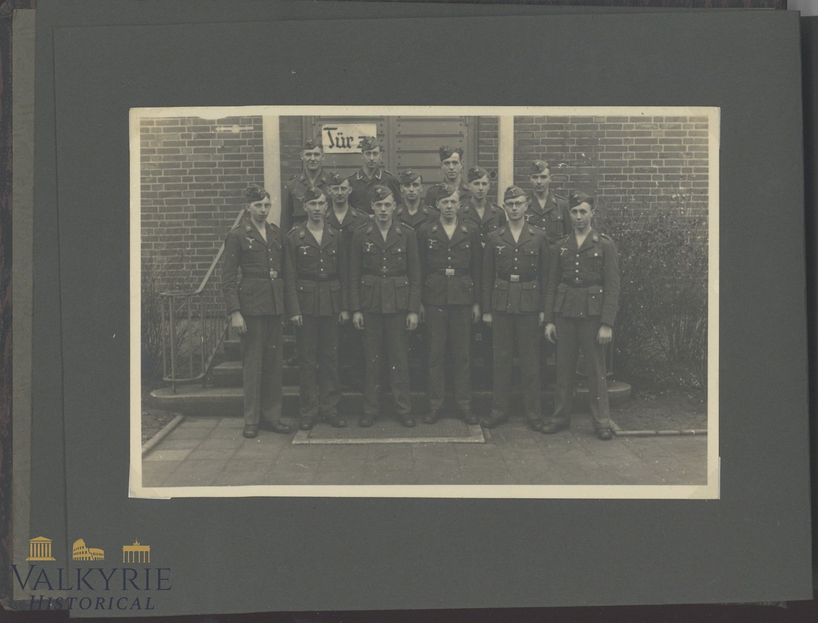 Photo Album of a German Luftwaffe Fallschirmjaeger During WW2: Photo Album of a German Luftwaffe Fallschirmjager During WW2. Album includes photo of this soldier in LW uniform, in FJ uniform, many studio portraits, group photos, photos in tropical uniforms probab