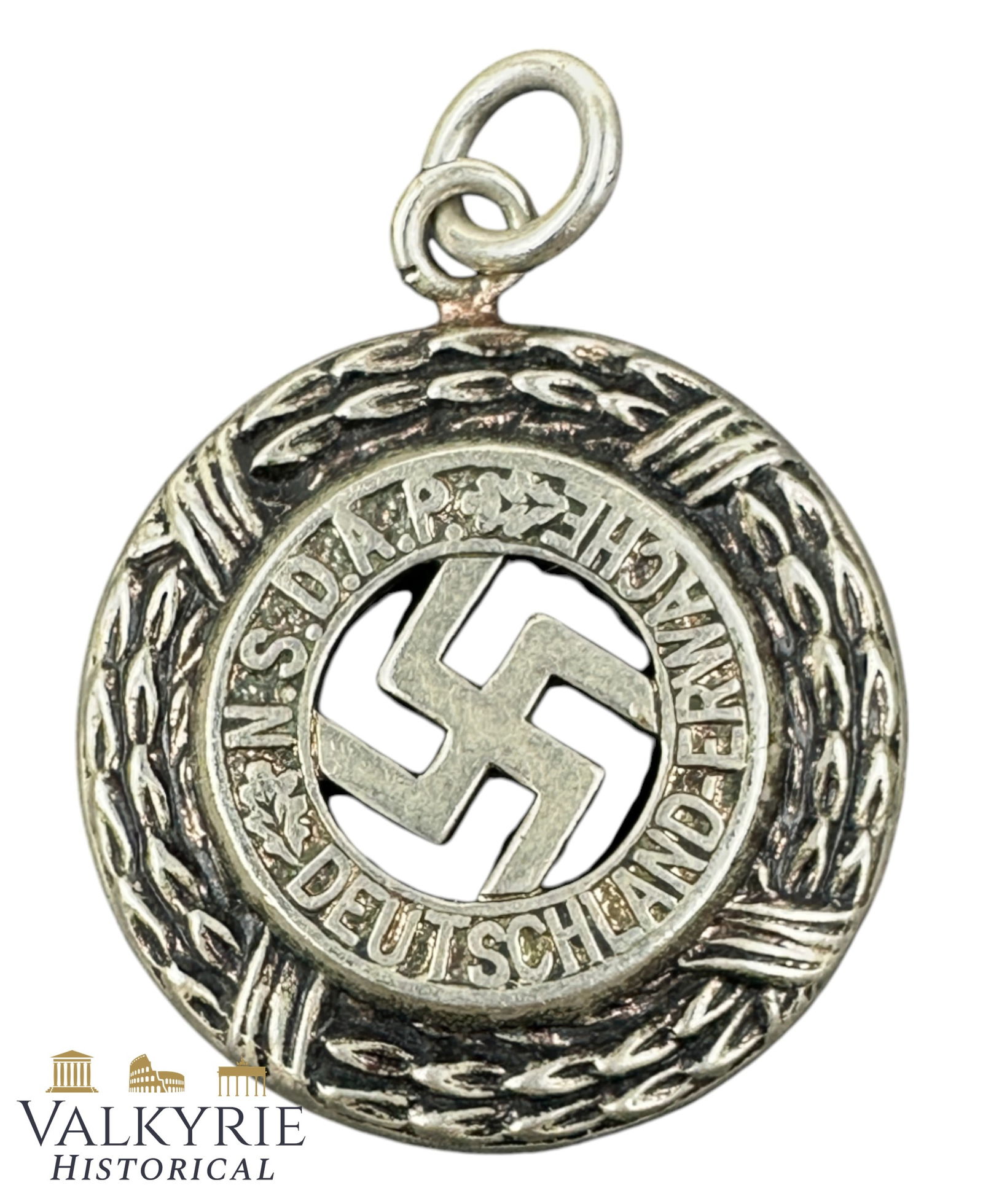 Arbeit Macht Frei iron sign from KL Osthofen Concentration Camp: Arbeit Macht Frei iron sign from KL Osthofen Concentration Camp which was removed from a gate by a worker several decades ago, sometime in the 1950’s it’s believed. The man who took possession of