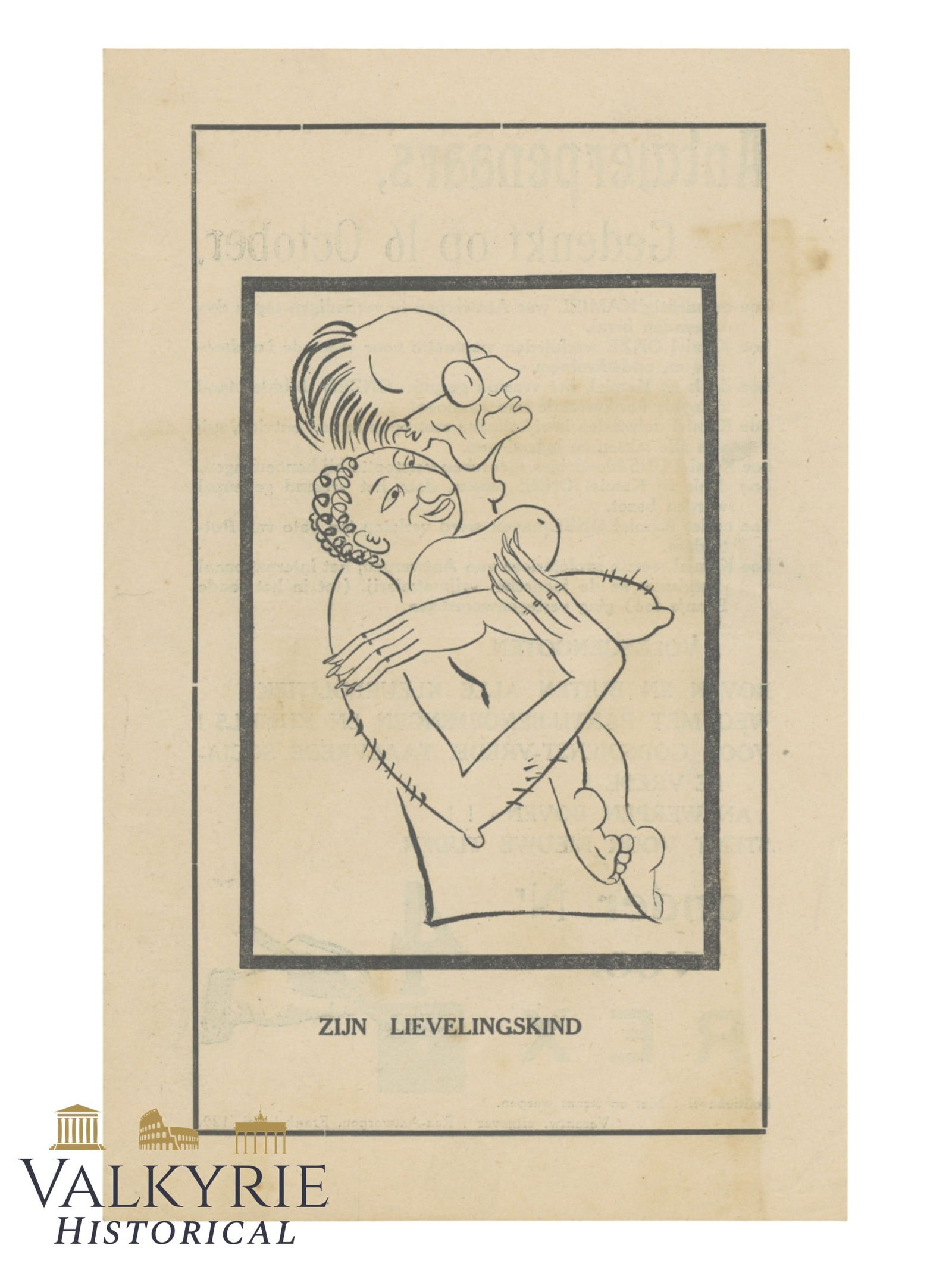 REX Belgian Facist Party Electoral Propaganda Leaflet - "Remember October the 16th" (1 of 2)