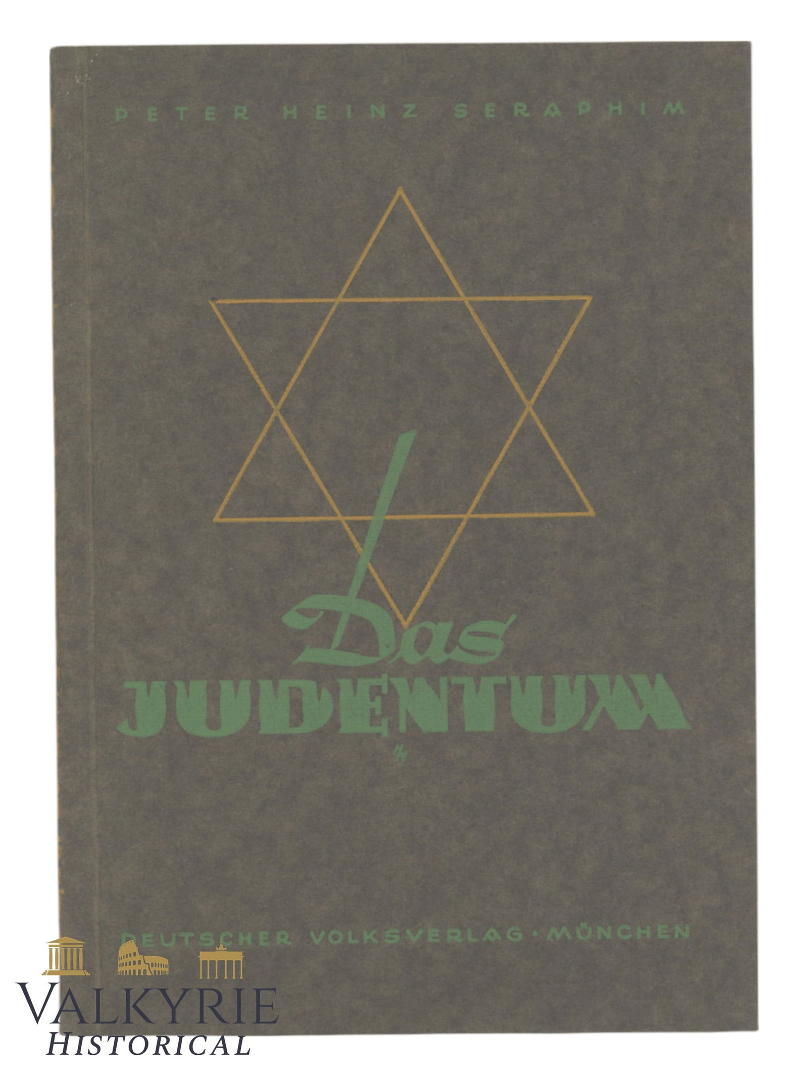 German Anti-Semitic Book "The Jewry" by Peter-Heinz Seraphim: German Anti-Semitic Book "The Jewry" by Peter-Heinz Seraphim. Soft cover. Published in Munich. All items for this auction will be shipping from Europe. Shipping cost $25 it doesn't matter how many ite