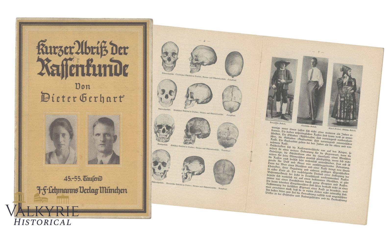 German Book "Brief Outline of Racial Studies" by Dieter Gerhart (1 of 9)