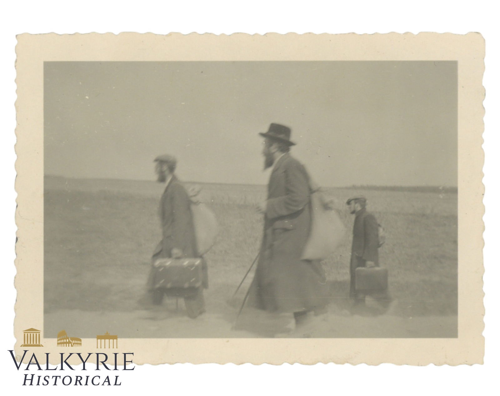 III Reich Period Private Taken Photo Showing Some Polish Jews Being Resettled in the East (1 of 2)