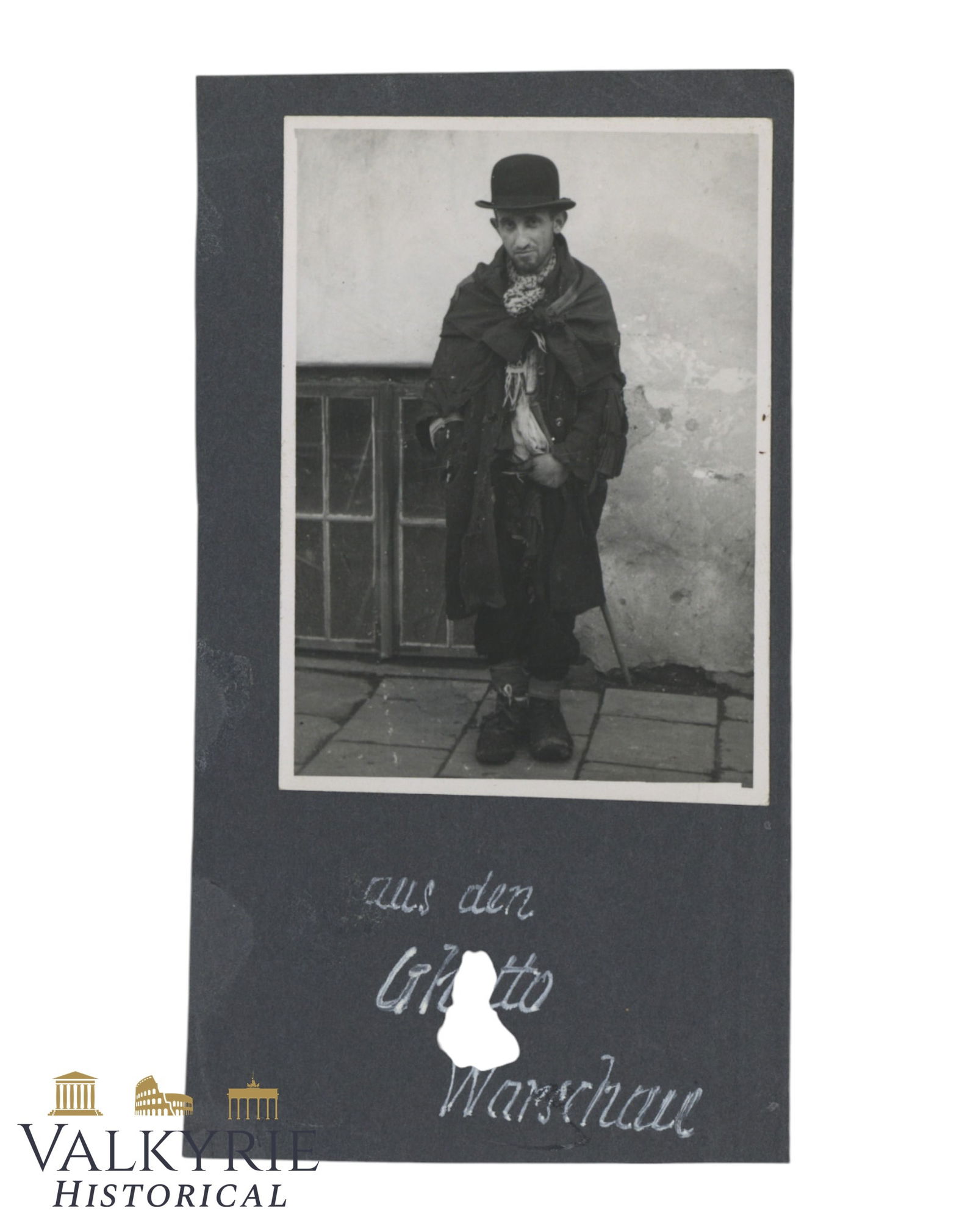 Private Taken Photo of a Polish Jew in the Streets of the Warsaw Ghetto in the 40s (1 of 2)