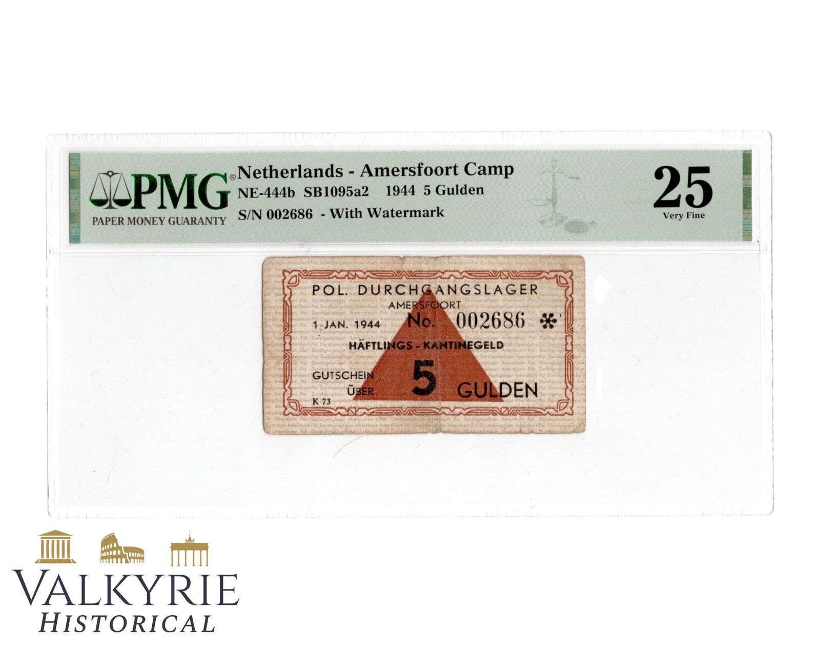 Canteen Money For Prisoners in Dutch Nazi Transit Camp For Political Prisoners in Amersfoort 1944 (1 of 2)