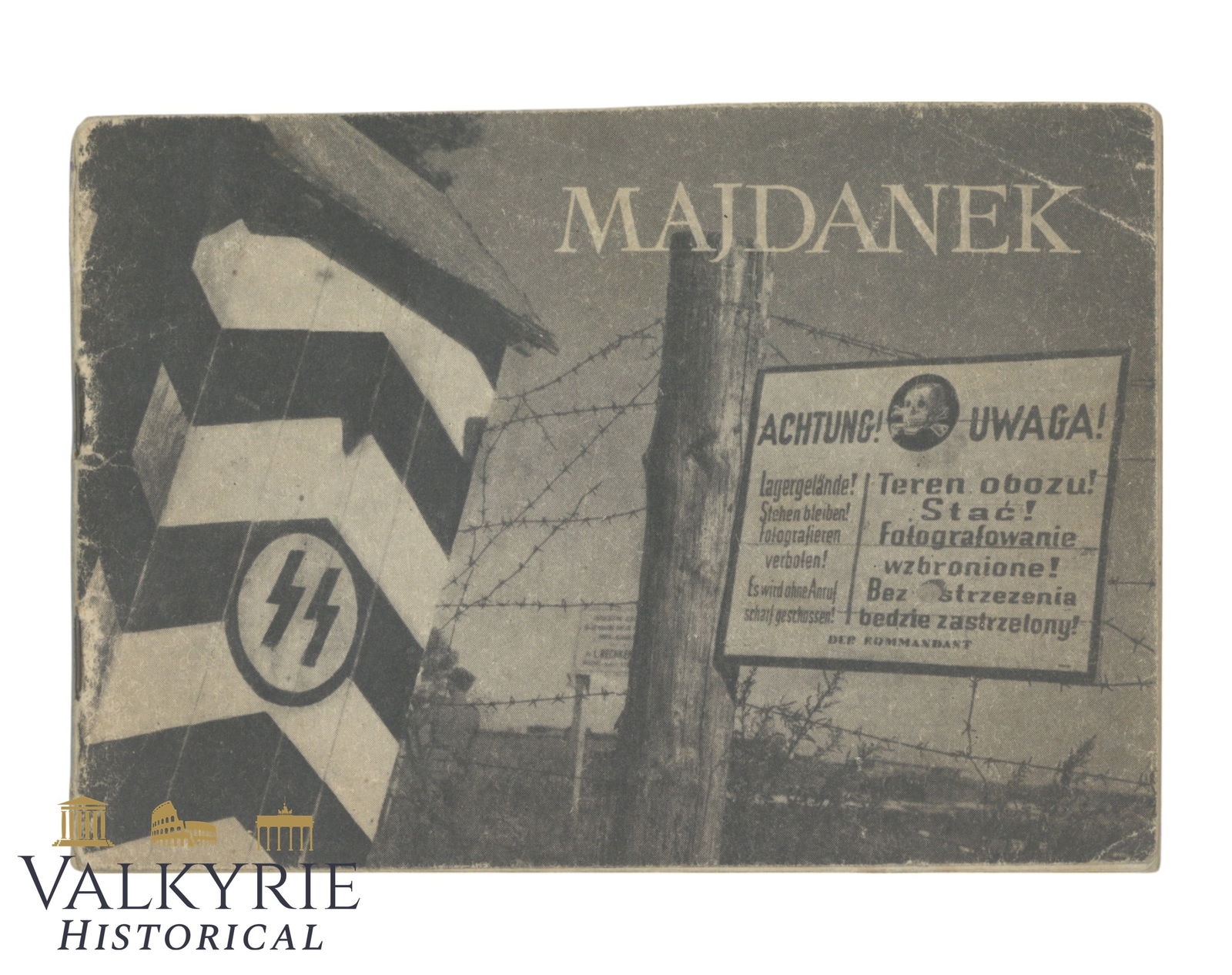 Polish Booklet About KL Majdanek Extermination Camp in Poland - Illustrated (1 of 7)