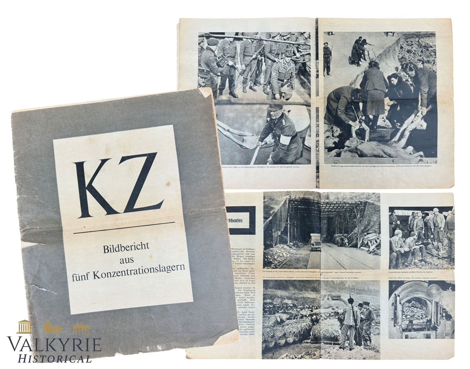 Immediate Post-war Published Magazine With Photos of Liberated Nazi Concentration Camps (1 of 15)