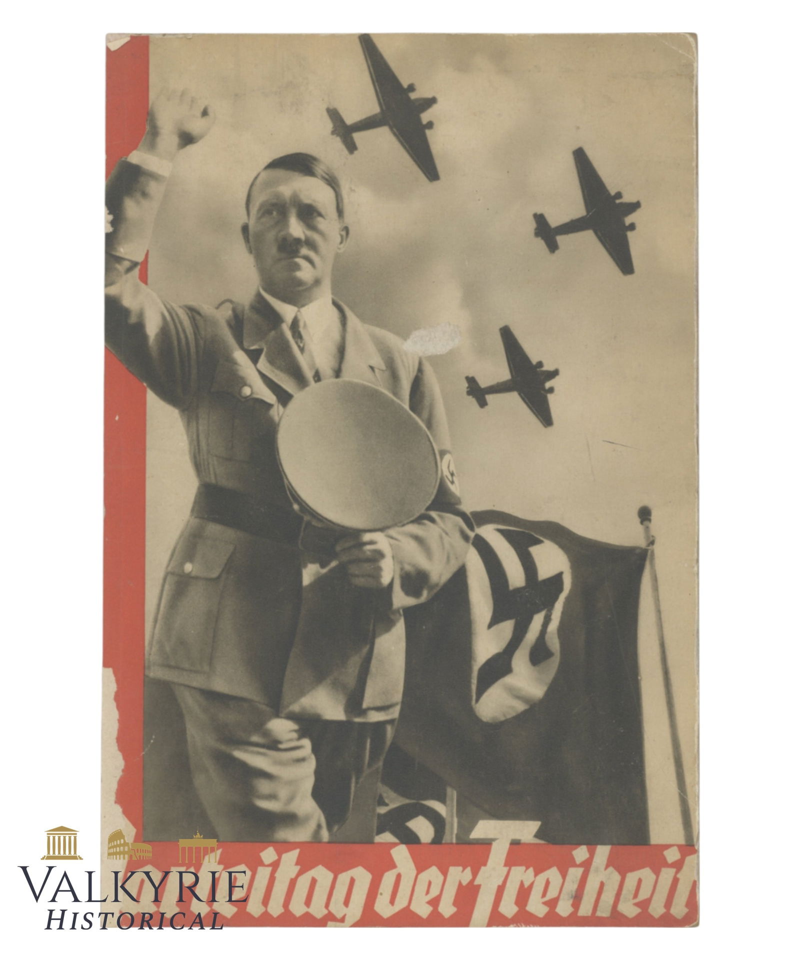 Nazi Propaganda Leaflet "Party Day of Freedom" of the Reichsparteitag in Nuremberg (1 of 2)