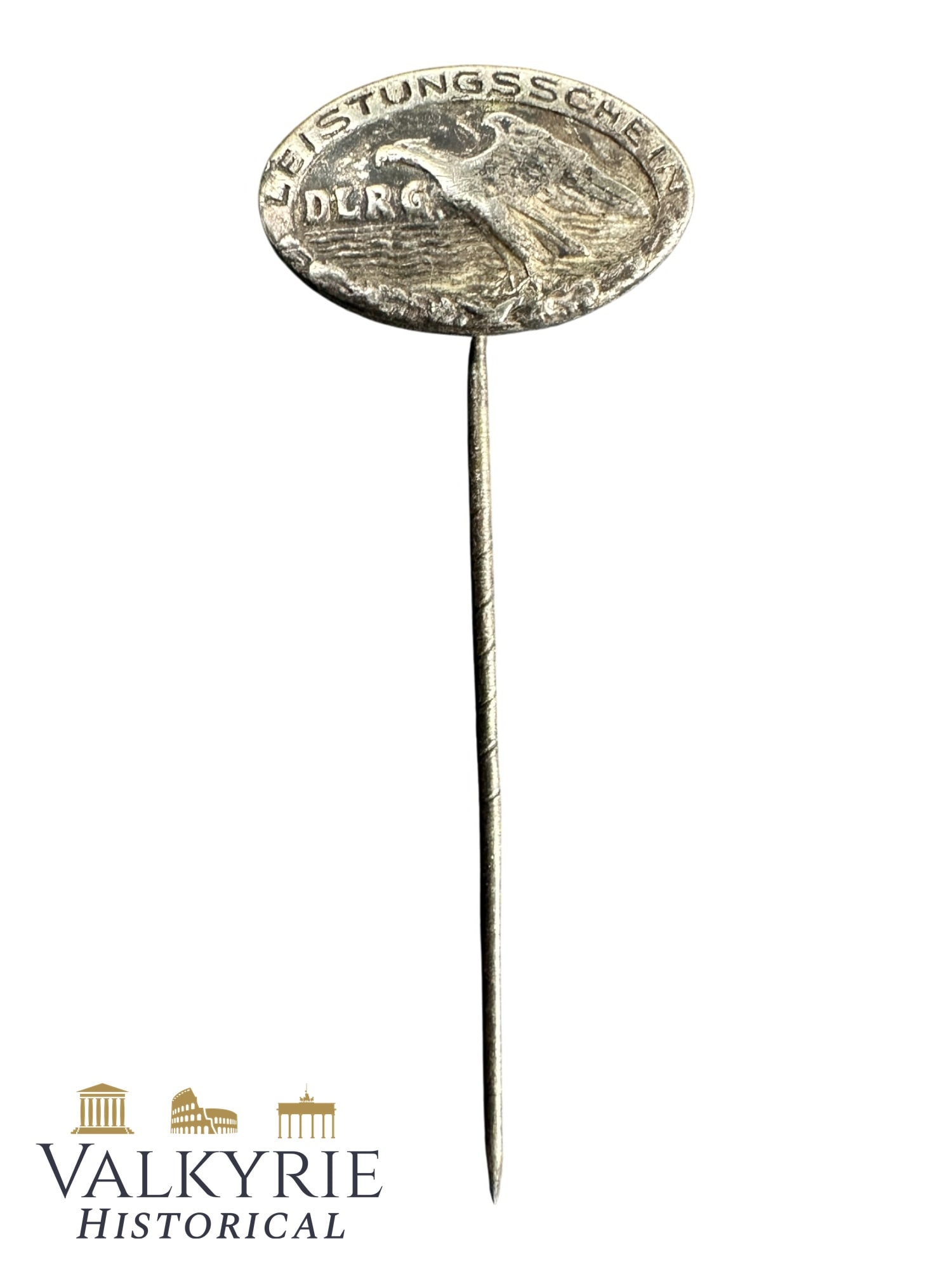 III Reich Period German Life Saving Association Qualification Lapel Pin - DLRG (1 of 6)