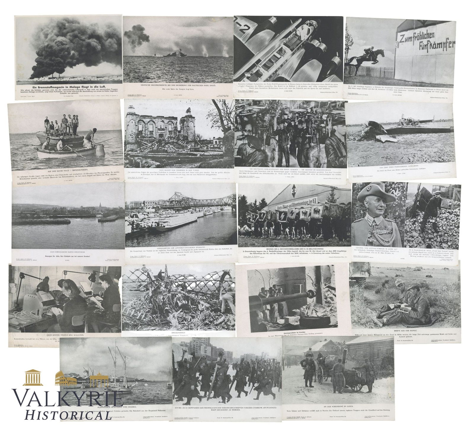 Set of 19 German Post-war Photos of a Collection Related to the III Reich Period With Descriptions (1 of 20)