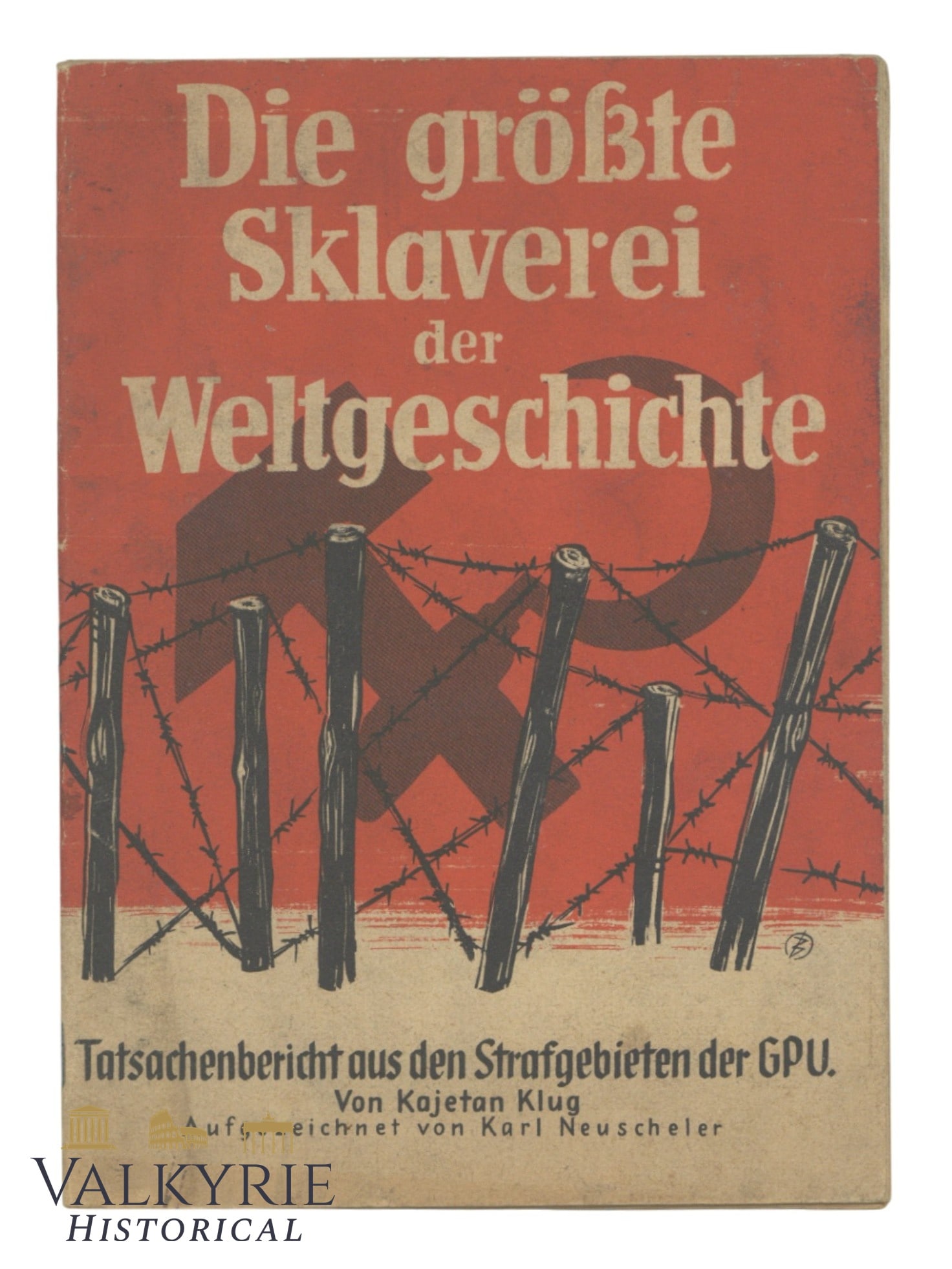 German Book "The Greatest Slavery in World History" by Kajetan Klug - 1941 (1 of 7)