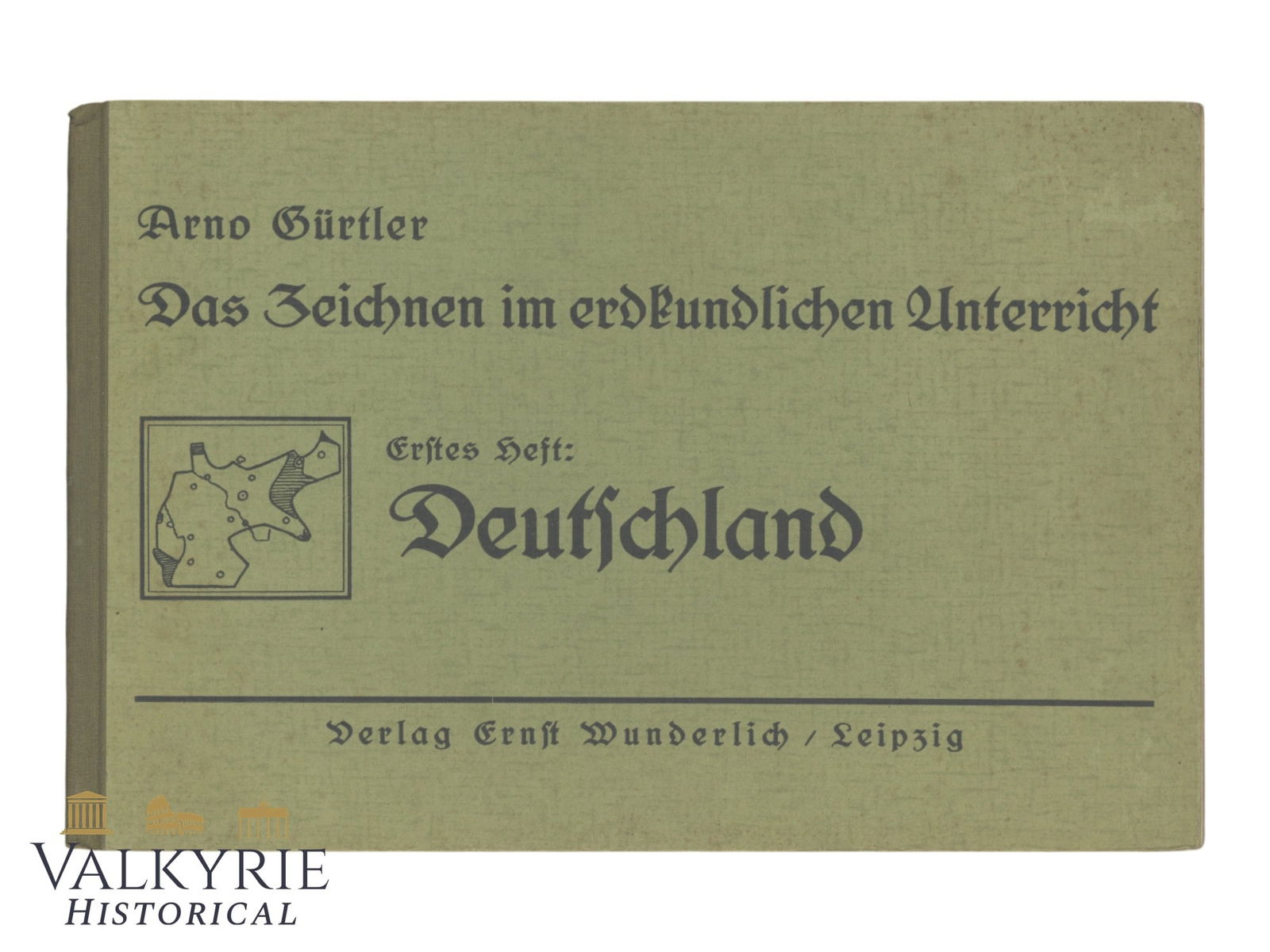 German Book "Drawings in Earth Science. First Volume: Germany" by Arno Guertler - 1936 (1 of 12)