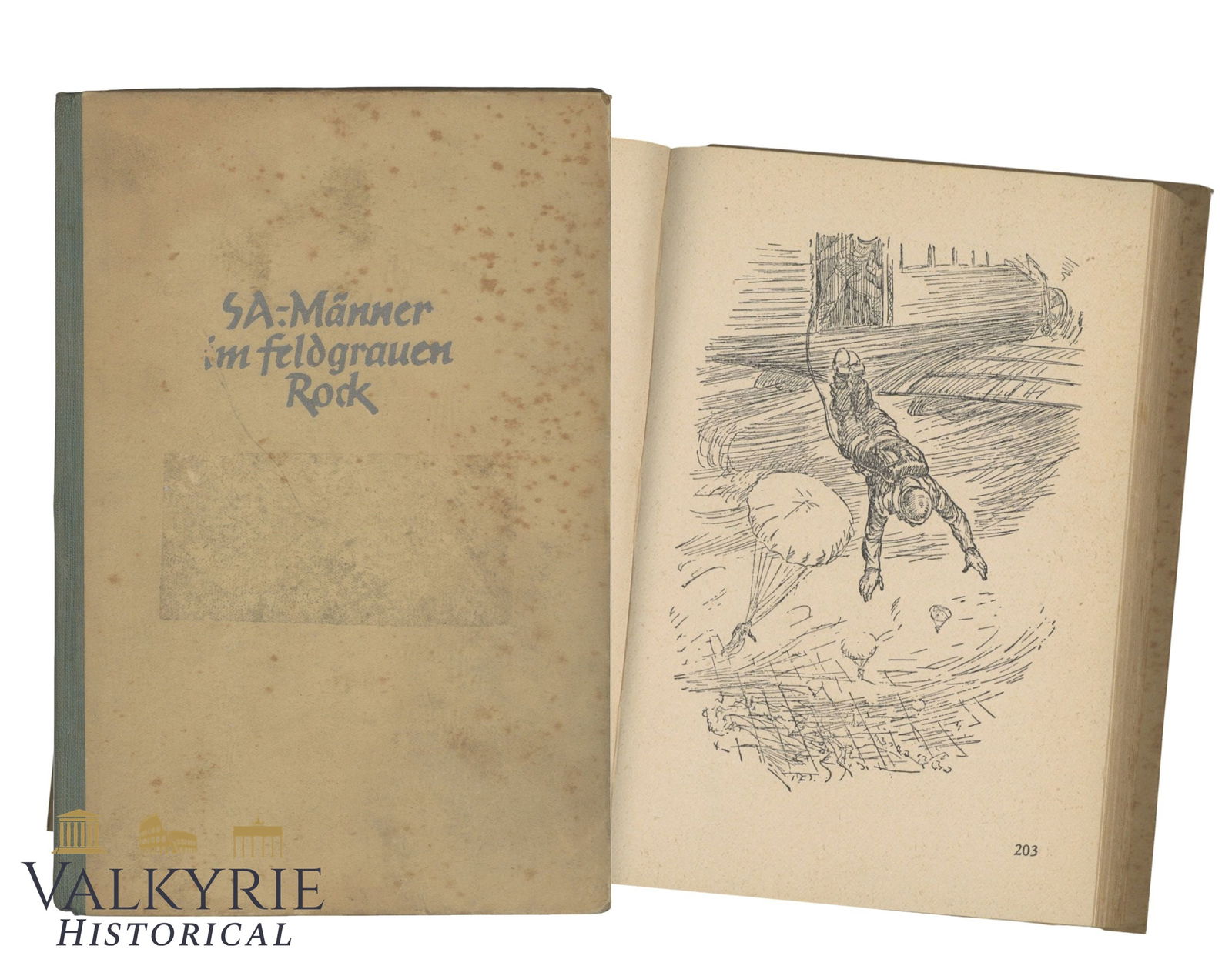 German Book "SA Men in Feldgrau Uniforms" by Rudolf von Elmayer-Vestenbrugg - 1940 (1 of 13)