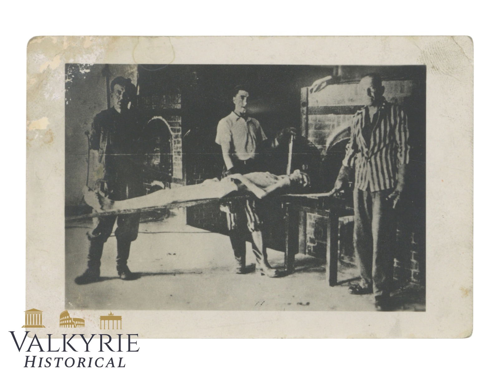Photo of the Ovens in the Crematorium Taken After the Liberation in KL Dachau (1 of 2)
