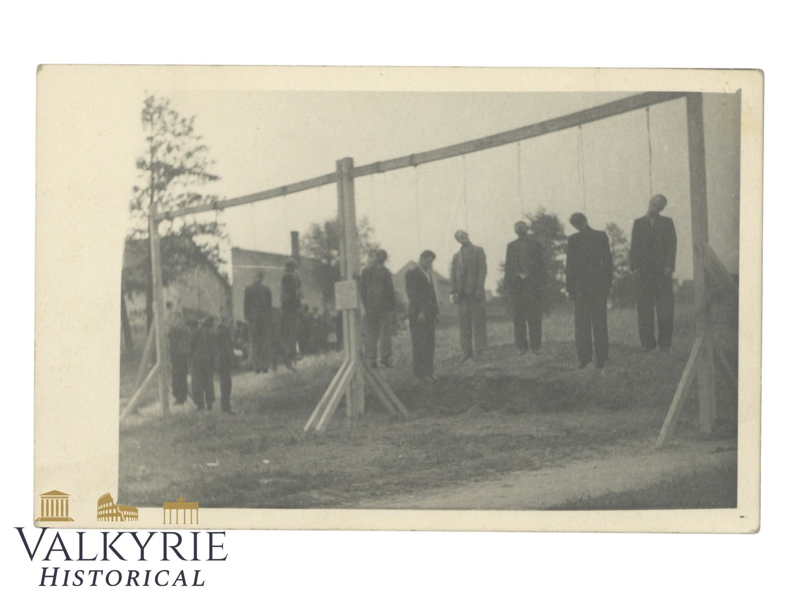 Poles Hanged by the Germans in Wola Duchacka, August 1942. (1 of 2)