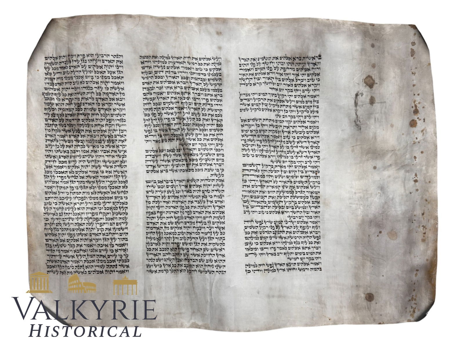 Holocaust - Piece of Old Torah Scroll Found in Poland (1 of 14)
