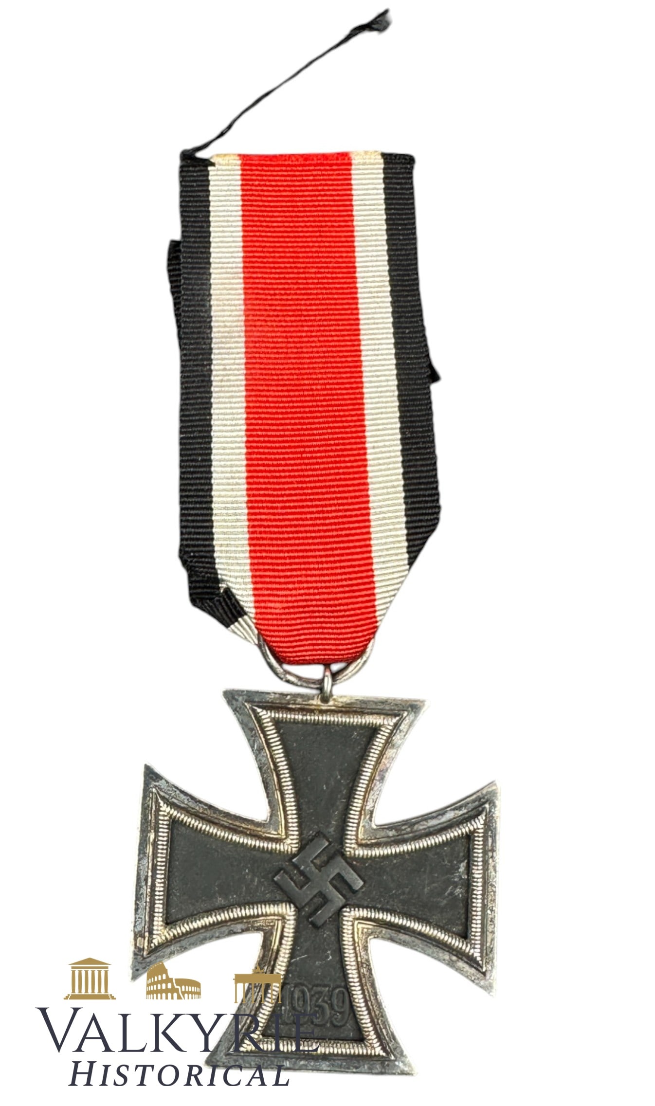 German WW2 Period Iron Cross 2nd Class With Ribbon - Unmarked: German WW2 Period Iron Cross 2nd Class With Ribbon - Unmarked. Very nice example with original ribbon. All items for this auction will be shipping from Europe. Shipping cost $25 it doesn't matter how