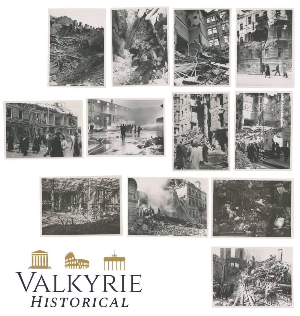 Set of 12 Inedit Photos of The Destruction of Warsaw in 1939 After German Bombings (1 of 15)