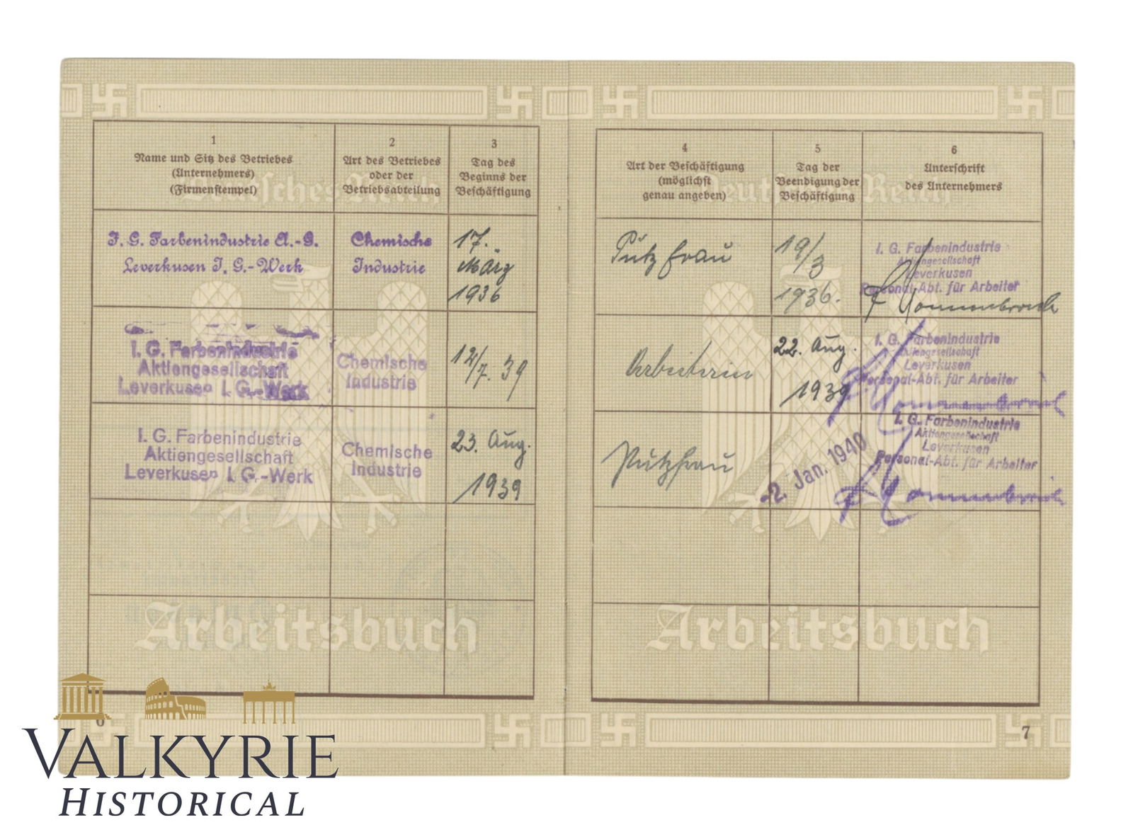 Arbeitsbuch IG Farben - 6