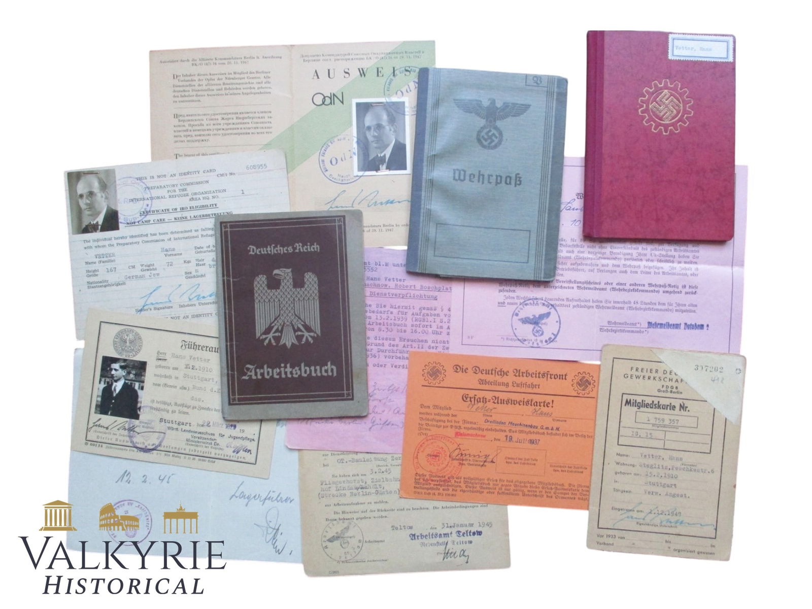 Half-Jew - Berlin - Mischlinge-Klasse-I - Set 40 documents ! Very Rare (1 of 8)