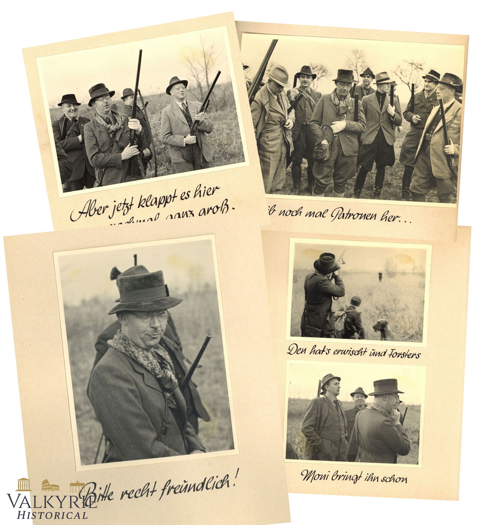 Amazing Private Photo Album Dedicated and Given to RF-SS Heinrich Himmler With Hunt Photos 1935 (1 of 20)