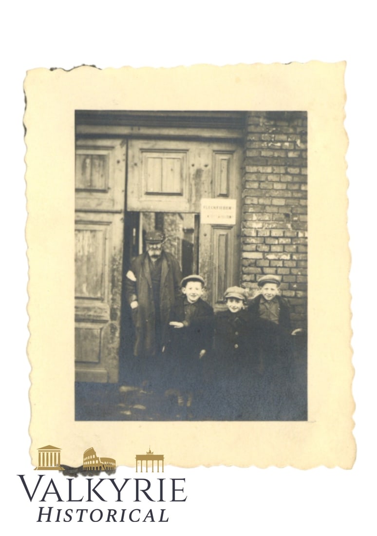 Private Taken Photos of an Unknown Ghetto in Poland With Jewish Children and Elderly Jew 1941 (1 of 2)